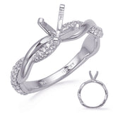 White Gold Diamond Engagement Ring