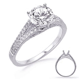 White Gold Engagement Ring