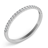 14 Kt White Gold Matching Bands