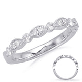 14 Kt White Gold Matching Bands