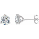 14K White Gold 3/4 CTW Natural Diamond Stud Earrings