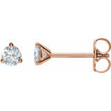 14K Rose Gold 5/8 CTW Lab-Grown Diamond Stud Earrings