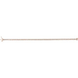 14K Rose Gold 4 CTW Natural Diamond Line 7 1/4" Bracelet