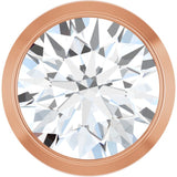 14K Rose Gold 1/2 CT Natural Diamond Slide Pendant