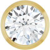 14K Yellow Gold 1/2 CT Natural Diamond Slide Pendant