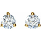 14K Yellow Gold 1/5 CTW Lab-Grown Diamond Stud Earrings