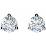 14K White Gold 1/4  CTW Lab-Grown Diamond Stud Earrings