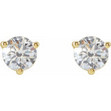 14K Yellow Gold 1/3 CTW Natural Diamond Earrings