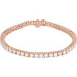 14K Rose Gold 6 CTW Lab-Grown Diamond Line 7