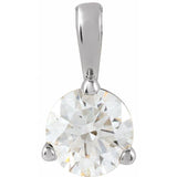Platinum 1/3 CT Lab-Grown Diamond Pendant