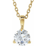 14K Yellow Gold 1/2 CTW Natural Diamond 18