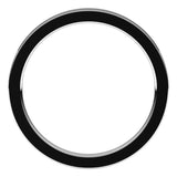 14K White Gold 2 mm Comfort-Fit Flat Band Size 7