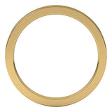 18K Yellow Gold 1.5 mm Comfort-Fit Flat Band Size 7