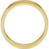 10K Yellow Gold 6 mm Lightweight Comfort-Fit Flat Band Size 11