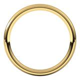 10K Yellow Gold 2 mm Comfort-Fit European-Style Band Size 5.5