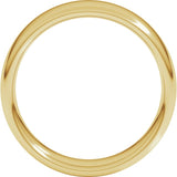18K Yellow Gold 6 mm Comfort-Fit European-Style Band Size 5.5