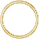 10K Yellow Gold 1.5 mm Comfort-Fit European-Style Band Size 4.5