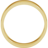 18K Yellow Gold 6 mm Flat Band Size 10.5