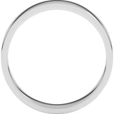 Sterling Silver 4 mm Flat Band Size 6