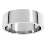 Sterling Silver 6 mm Flat Band Size 8