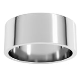 Sterling Silver 8 mm Flat Band Size 10