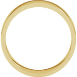 14K Yellow Gold 5 mm Flat Band Size 8