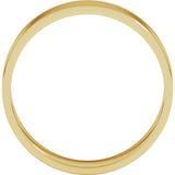 14K Yellow Gold 5 mm Ultra-Lightweight Flat Band Size 5