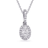White Gold Diamond Pendant