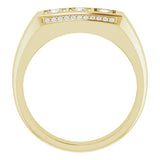 14K Yellow 3/8 CTW Natural Diamond Ring