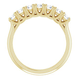 14K Yellow 3/4 CTW Natural Diamond Anniversary Band