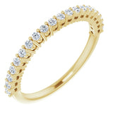 14K Yellow 1/3 CTW Natual Diamond Anniversary Band