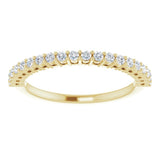 14K Yellow 1/3 CTW Natual Diamond Anniversary Band