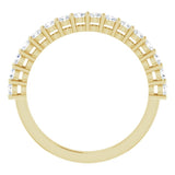 14K Yellow 1/3 CTW Natural Diamond Anniversary Band