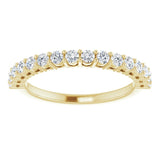14K Yellow 1/3 CTW Natural Diamond Anniversary Band