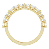 14K Yellow 1 CTW Natural Diamond Anniversary Band