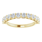 14K Yellow 1 CTW Natural Diamond Anniversary Band