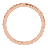 14K Rose 1/5 CTW Natural Diamond Anniversary Band