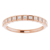 Bezel-Set Anniversary Band