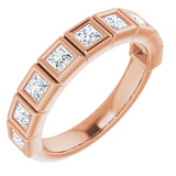 Bezel-Set Anniversary Band