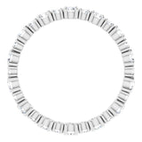Platinum 5/8 CTW Natural Diamond Eternity Band Size 6