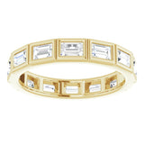 14K Yellow 1 1/6 CTW Diamond Eternity Band