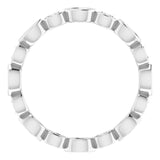 Platinum 1/3 CTW Natural Diamond Eternity Band Size 5