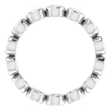 Bezel-Set Eternity Band