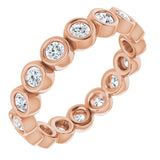 Bezel-Set Eternity Band