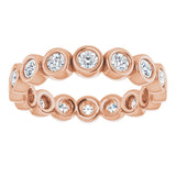 Bezel-Set Eternity Band