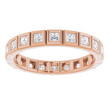 Bezel-Set Eternity Band