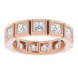 Bezel-Set Eternity Band