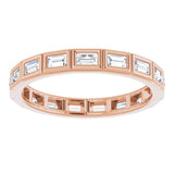 Bezel-Set Eternity Band