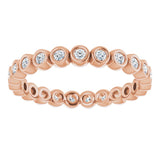 Bezel-Set Eternity Band