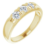 14K Yellow 3/4 CTW Natural Diamond Anniversary Band